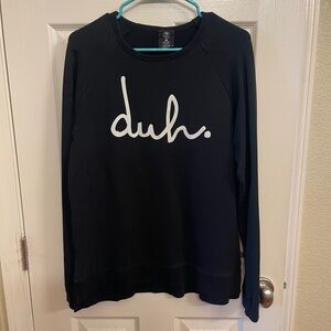 Rags duh crew sweater size M